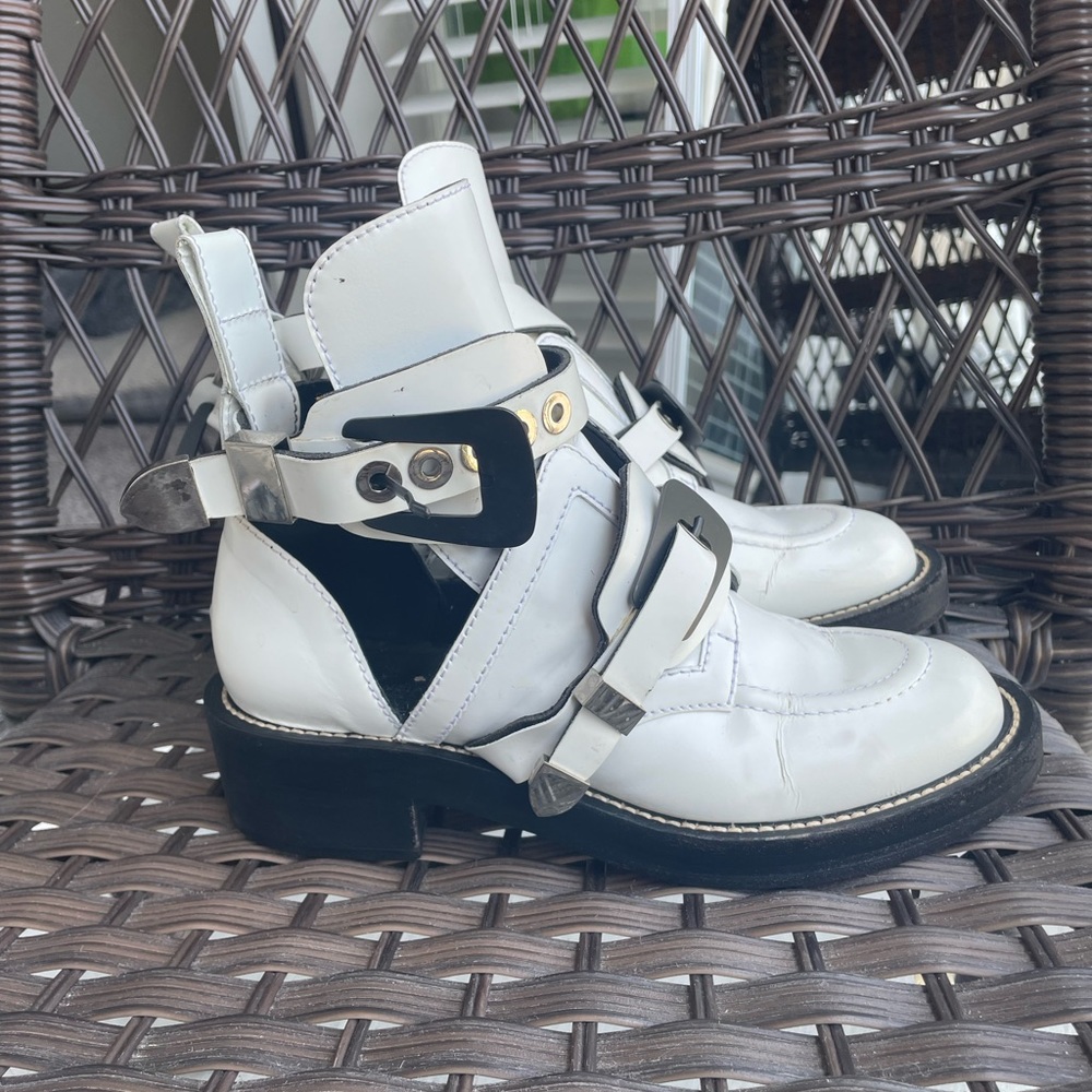 Authentic Balenciaga combat boots